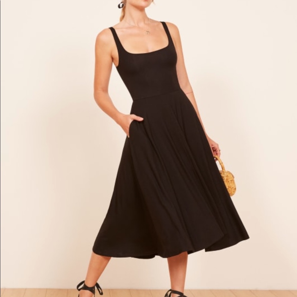 Reformation tank midi dress